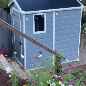 "4x6" Resin Outdoor Storage Shed