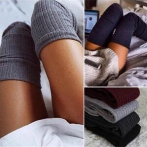 2019 Autumn New Female High Stockings Over The Knee Pile of Socks